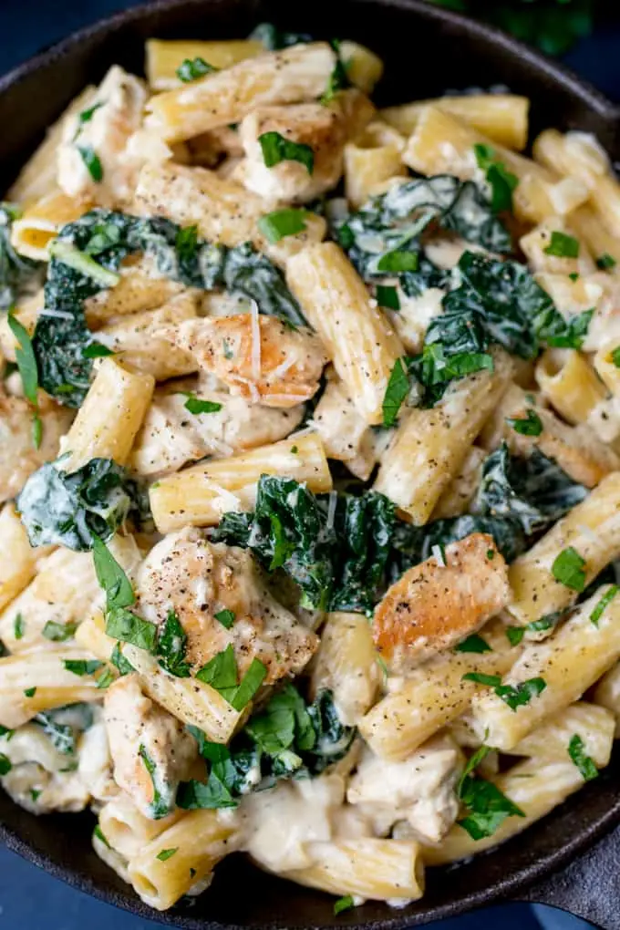 kale rigatoni