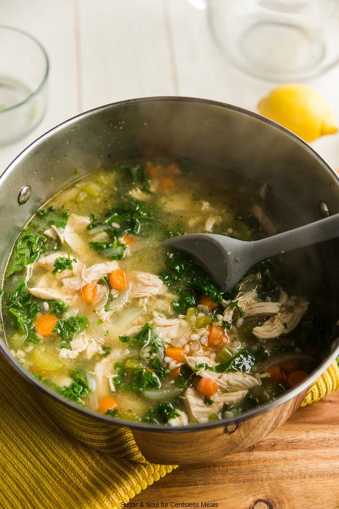 chicken kale soup
