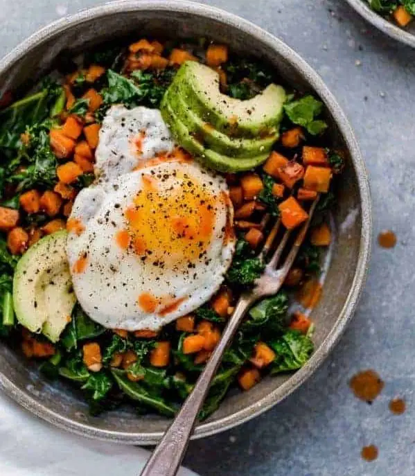 Kale and Sweet Potato Saute