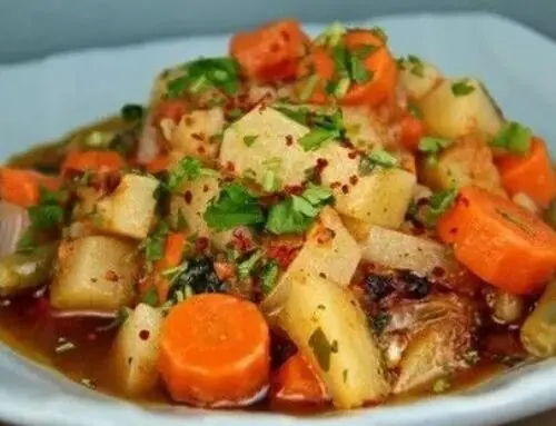 Stewed Beans, Carrots and Potatoes